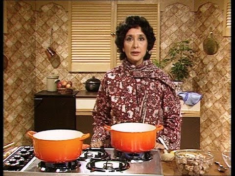 Madhur v osemdesetih, očitno tudi sama prisega na le Creuset 