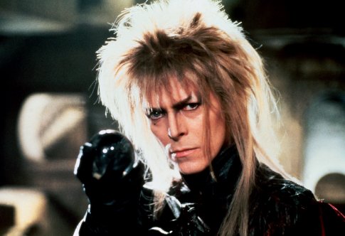 David Bowie kot Goblin King v Labyrinthu (1986), vir: Imdb